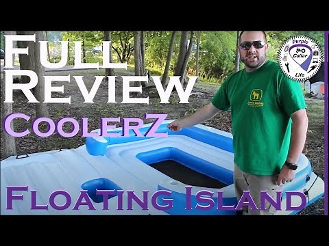 #13: CoolerZ Tropical Breeze Floating Island Raft – detailed review covering unboxing, use, teardown
