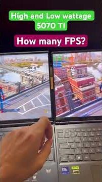 How Does GPU power affect FPS in gaming laptops?? - RTX 5070 TI (low vs high power #gaminglaptop )