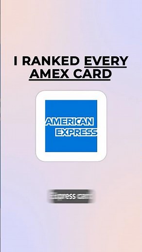 Here Are The BEST & WORST AmEx Cards
