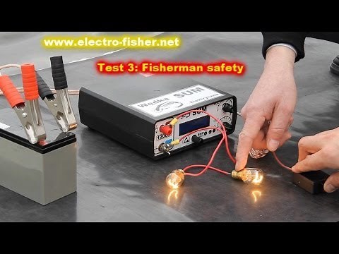 Microprocessor electrofisher called SUM - Electrofishing