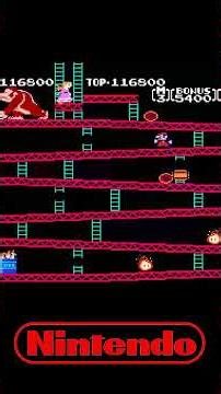 Classic Donkey Kong Retro #shorts #gaming #gamingshorts #nintendo #donkeykong #mario