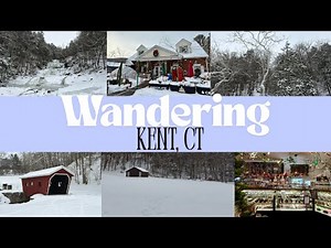 Wander through Kent Falls in Kent, Connecticut ❄️
