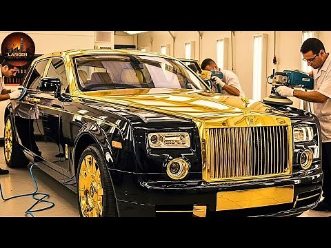 How the Rolls-Royce Phantom Solid Gold Is Built – Inside the Ultra-Luxury Factory (Full Process)