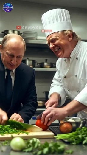 Putin and Trump cooking dinner 😆😆#putin #comedy #trump #funny #trumpcomedy