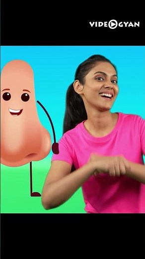 Nose Song Shorts 2 | Preschool Kids Learning Songs #shorts #youtubeshorts #nurseryrhymes #animation