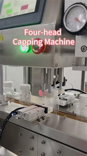 Four Head Capping Machine | High-Speed Automatic Bottle Capping Solution