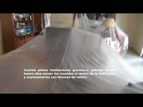 Cómo pintar con rodillo | Cómo pintar pared fácil rápido | Cómo pintar paredes interiores