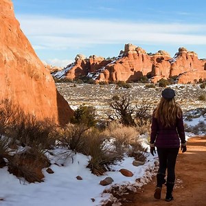 804 reactions · 165 shares | Find your Winter Wonderland backdrop...in Moab, Utah. | Discover Moab | Facebook