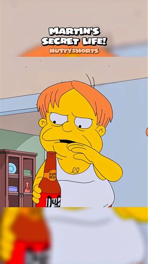 Martin's Secret Life! 😲 #simpsons #shorts