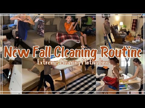 New Fall Cleaning Routine | DITL | Extreme Cleaning Motivation | All Day Clean With Me