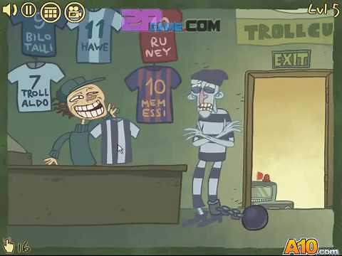 Trollface Quest 5 Level 1-20 Walkthrough