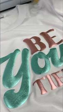 3D Metallic Super Puff HTV Using My Vinyl & Tulle Supply Bundle #htv #cricutcrafts