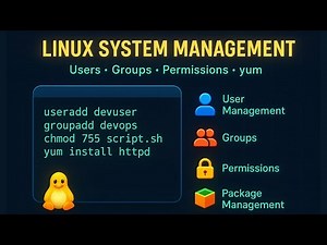 Linux System Management | Managing Users, Groups, Permissions | Package Management Using yum
