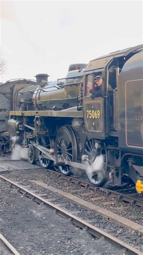 BR Standard 75069 approaches Bewdley on the Severn Valley Railway - UK Steam