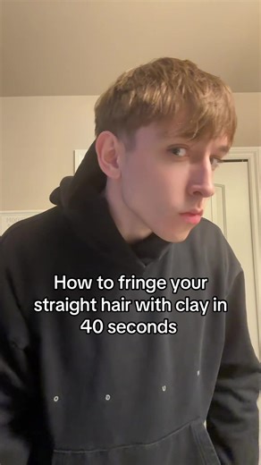 #fyp #hairtutorial #howtostyle #fringe #hairclay