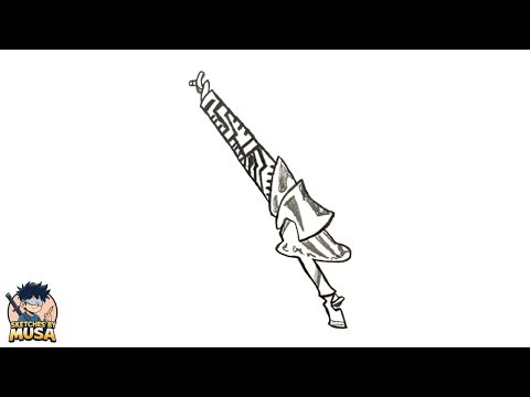 How to Draw The Sword of Rupture EA Step By Step