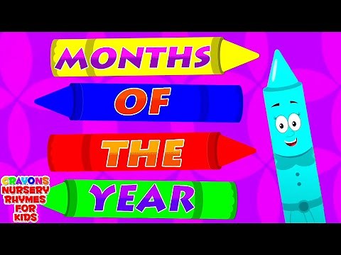 Months Of The Year Preschool Learning Video And Baby Rhyme