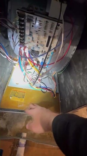 Condensate leak(s) inside a high efficiency gas furnace. #homeinspection