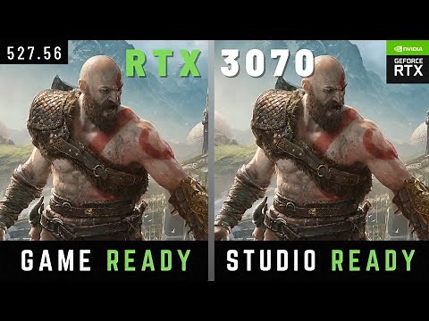 Nvidia Game Ready vs Studio Drivers | 527.56 | RTX 3070 8GB | Test in 5 Games