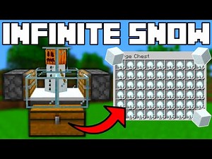 🦅 Minecraft Bedrock 1.20 | EASY SNOW FARM TUTORIAL!