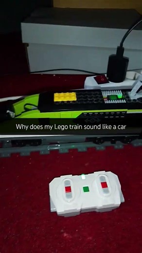 Why does my Lego train sound like a car