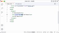 #10 ヘッダーメニューを作ってみよう | CSS入門 メディアクエリー編 - プログラミングならドットインストール
