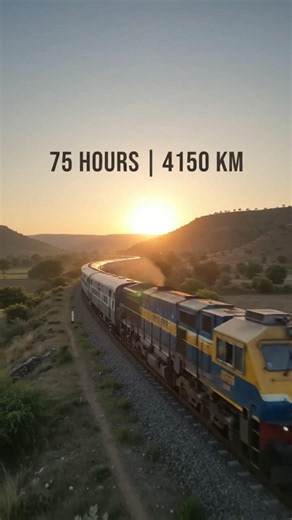 🚆 Vivek Express – India's Longest Train Journey! 🇮🇳😲