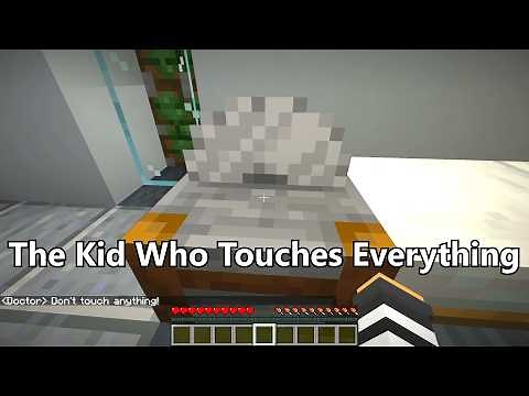 Types of Kids Visiting The Doctor Portrayed by Minecraft