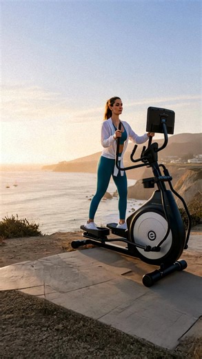 Step onto your escape. 🌿 The Echelon Elliptical transforms your routine into more than just a workout: it’s your reset button. | Echelon