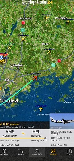 Finnair Airbus A330-302 Seat Map Timelapse