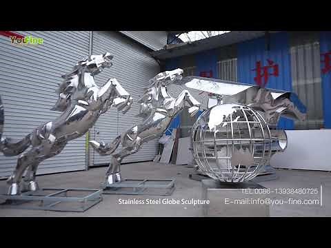 Buy Mirror Polished Outdoor Stainless Steel Sculptures from You Fine Art Sculpture Factory