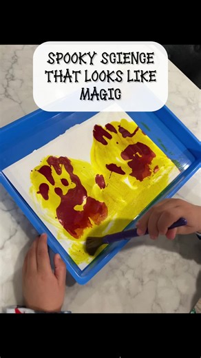 Spooky Halloween Science Experiment: Baking Soda & Turmeric Magic