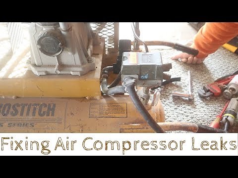 Fixing the Bostitch Stanley Air Compressor Leak