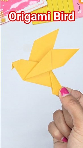 Easy Origami Bird Tutorial | How to Fold a Paper Bird for Beginners