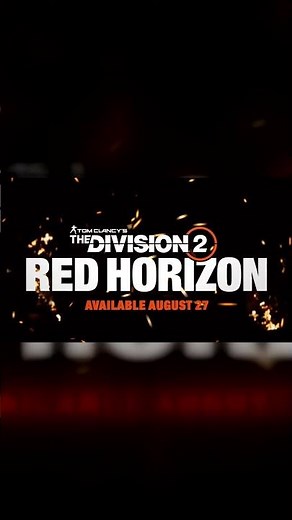 New Season Red Horizon Division 2 #TheDivision2 #Shorts