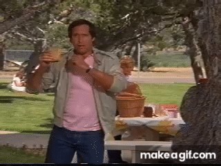 Chevy Chase National Lampoon's Vacation sandwich clip on Make a GIF