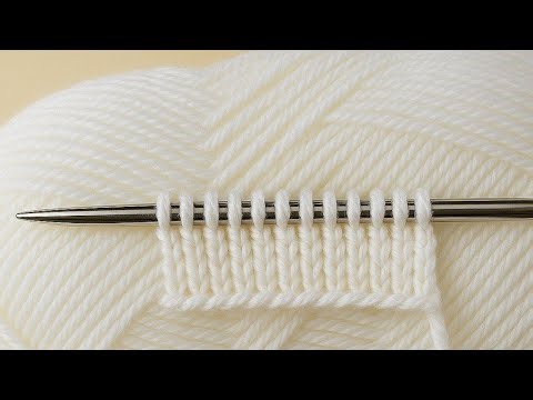 the easiest and fastest super beautiful! Knitting pattern stitch