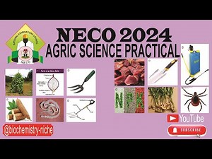 NECO 2024 - AGRICULTURAL SCIENCE PRACTICAL SPECIMENS
