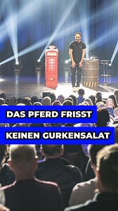 427K views · 6.8K reactions | Der erste Satz in der Geschichte, der je in ein Telefon gesprochen wurde, war 1861 und lautete: „Das Pferd frisst keinen Gurkensalat!“ #kulis #comedy #gernotkulis #lavanttal #bestofcallboy #ichkannnichtanders #live | Gernot Kulis | Facebook