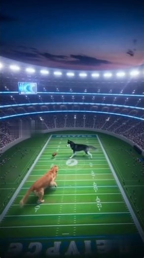 Dogs Playing Football 😂 | Funniest Animal Match Ever! ⚽🐶 #dogs #football #pets