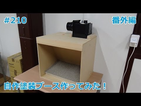 自作塗装ブースを作ってみた！
