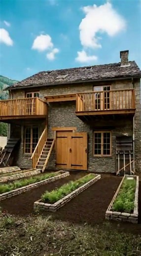 I Built My Dream Stone Cottage Alone! Full House Tour & Process