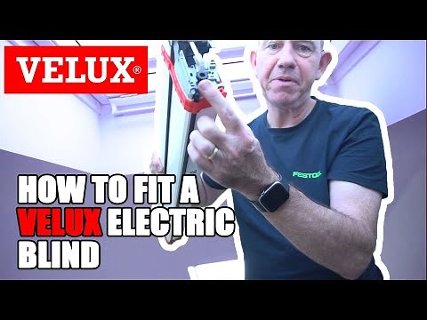 How to fit Velux integra motorised blinds with Somfy Tahoma