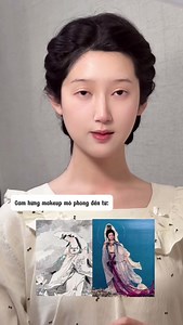 Makeup Quan Âm Bồ Tát: Cảm hứng từ tượng lụa Bắc Kinh và tranh Đôn Hoàng
