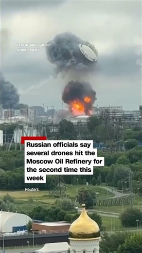 Ukraine launches largest attack on Moscow in two years, Russian media reports