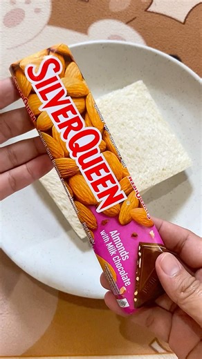 2 bahan😱❤️ #cemilan #idecemilan #cemilan2bahan #cemilanrotitawar #silverqueen #shorts #happy