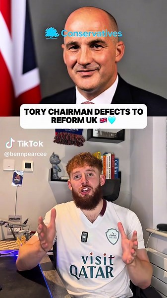Former Conservative chairman, Sir Jake Berry, has defected to Reform UK. Thoughts? #ukpolitics #politics #reform #reformuk #conservative #tories
