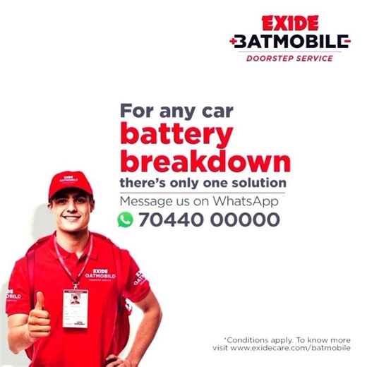 ⚡ Exide Batmobile x RCB: Quickest Battery Service in Town! 🏏