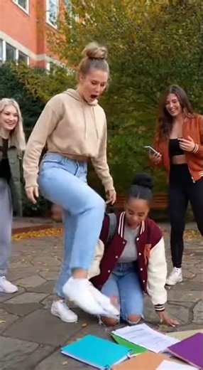 Bully gets instant karma! 👊 #karma #shorts #drama #selfdefense