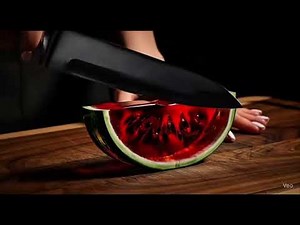 Watermelon's Fireworks”: When summer’s juicy explosion lights up the plate with vibrant colors! 🍈⭐️